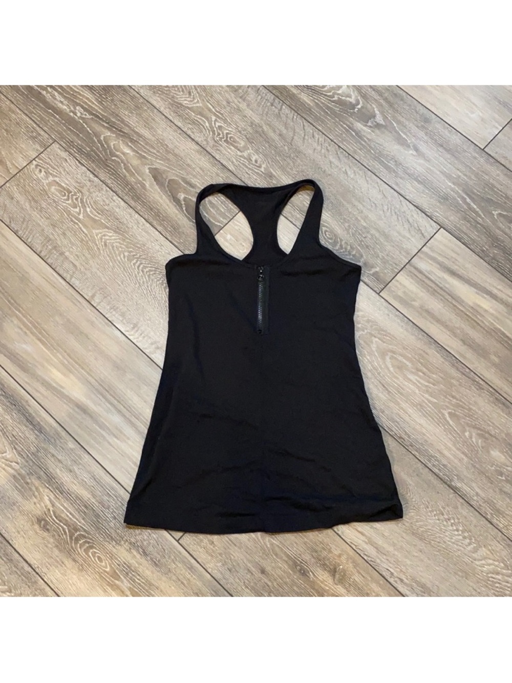 Lululemon - Black Racerback Zip-Front Tank Top - Women